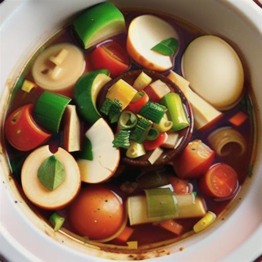 Slow Cooker Ground Beef and Vegetable Soup