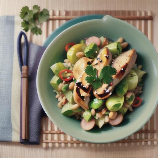 Cilantro Chicken with Peanuts