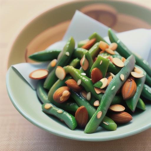 Harissa Green Beans and Kale