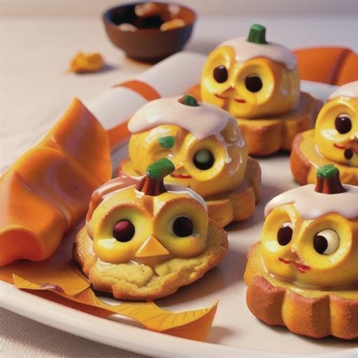 Pumpkin Scones with Maple Glaze