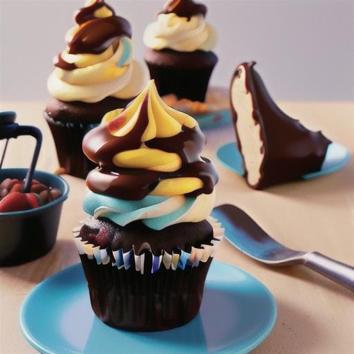 Sky-High Salted Caramel Chocolate Cupcakes