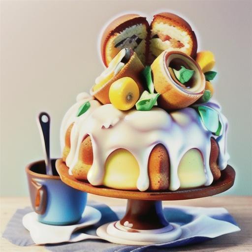 Lemon Cream Cheese Bundt Cake with Lemon Glaze