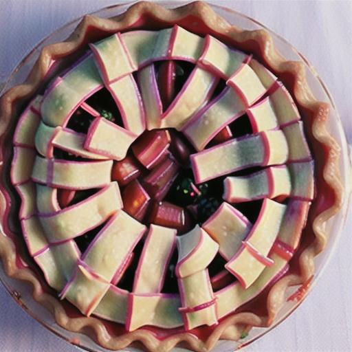 Cherry Rhubarb Pie