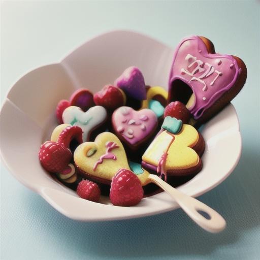 Raspberry jam heart cookies