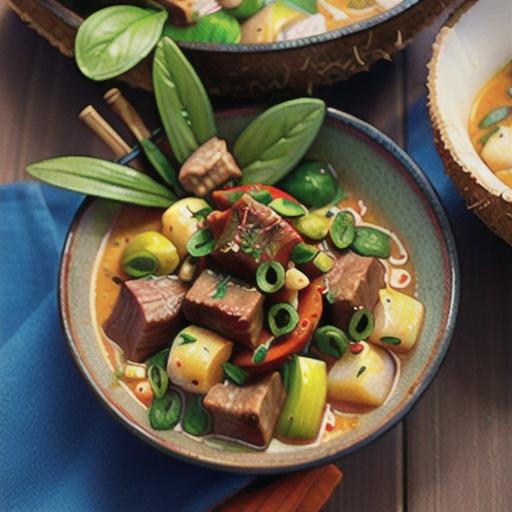 Beef massaman curry