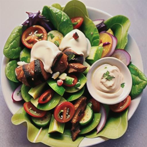 Easy lamb shawarma salad recipe