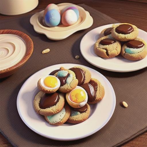 Eggless Peanut Butter Cookies