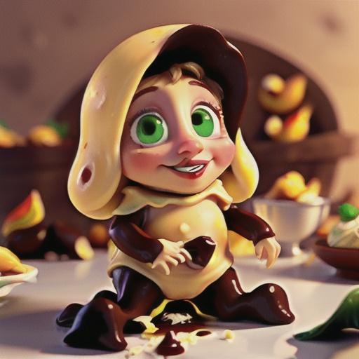 Ricotta Chocolate Chip Stuffed Shells with Caramel Sauce