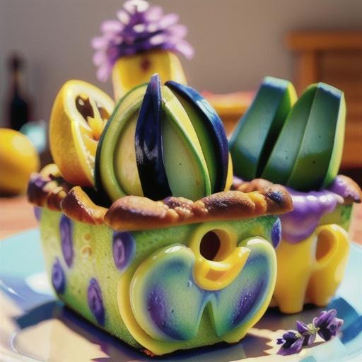 Lemon Lavender Avocado Loaf