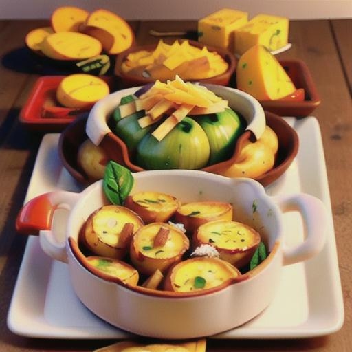 Cheddar Fennel Potato Gratin