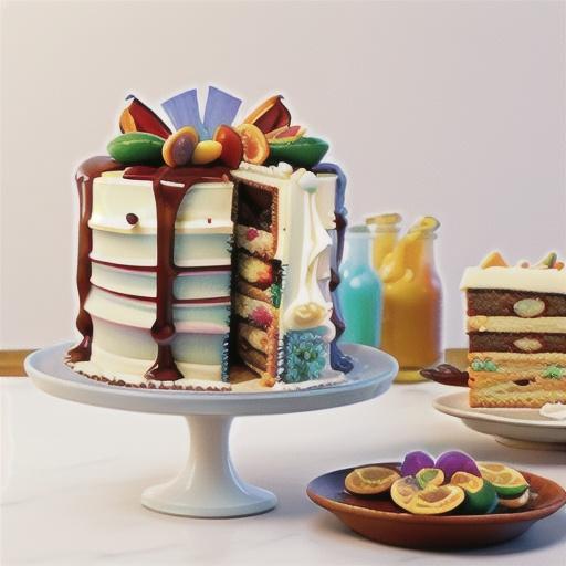 Passionfruit layer cake