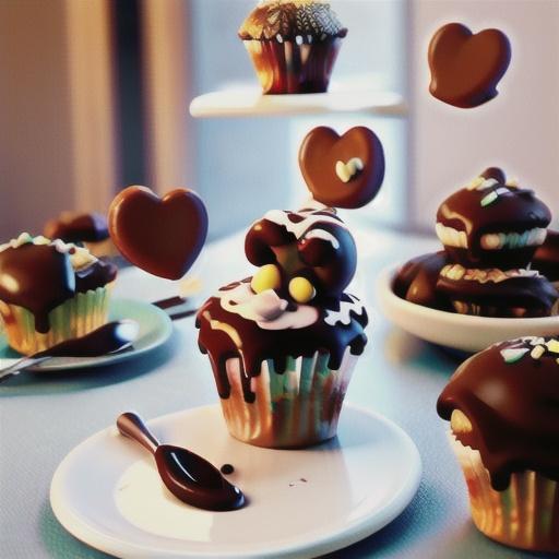 Sticky toffee cupcakes with chocolate topping