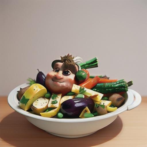 Roasted lamb rack & spring vegetables