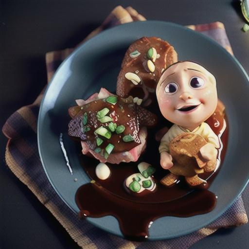 Fillet of beef with sauerbraten sauce
