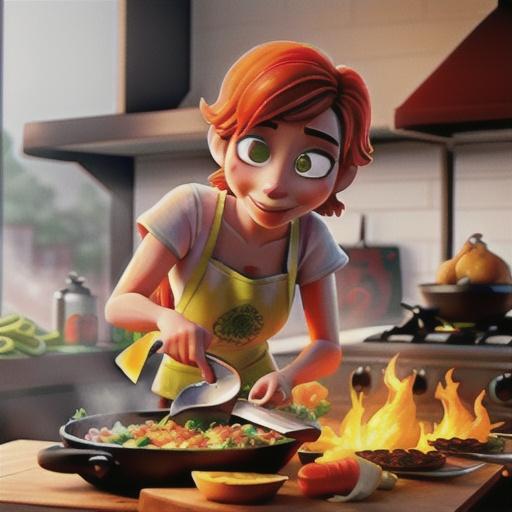 Basil-Vegetable Scramble (Cooking for 2)