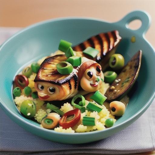 Moroccan-style fish with couscous, chickpeas & green olives