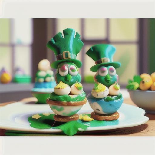 St. Patrick's Day Deviled Eggs