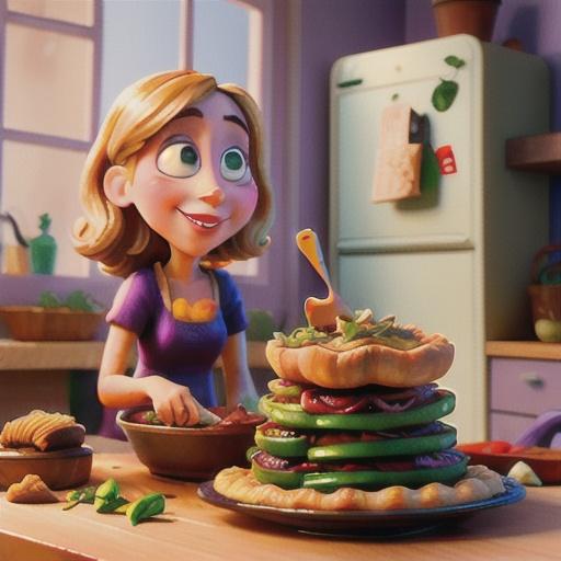 Eggplant pastitsio pie