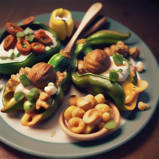 Chiles en Nogada (Stuffed Poblano Chile Peppers)