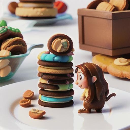 Peanut-Ginger Double-Deckers