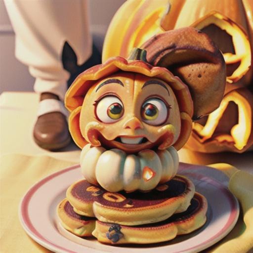 Spicy Pumpkin Pancakes