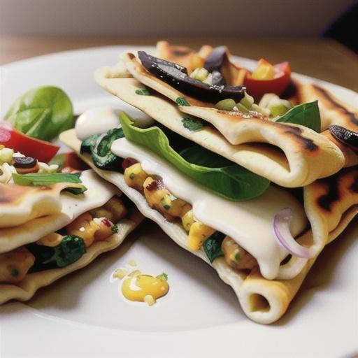 Turkish Stuffed Flatbread (Gozleme)