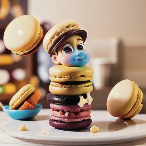 French vanilla macarons