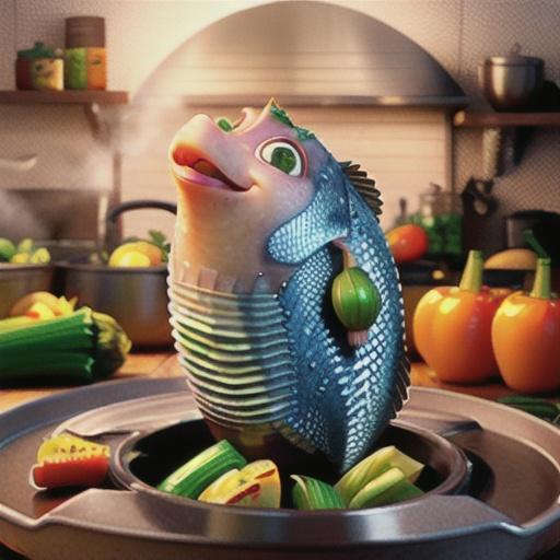 Vegetable Steamed Tilapia