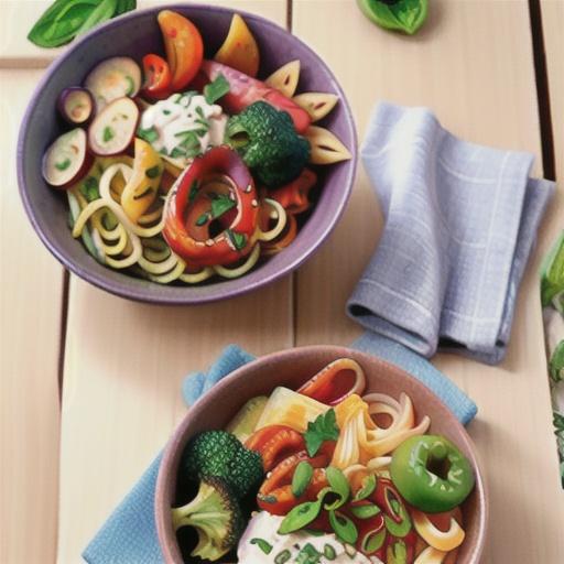 Quick Noodle-Veggie Bowls