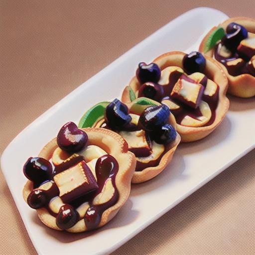 Toffee Cherry Butter Tarts