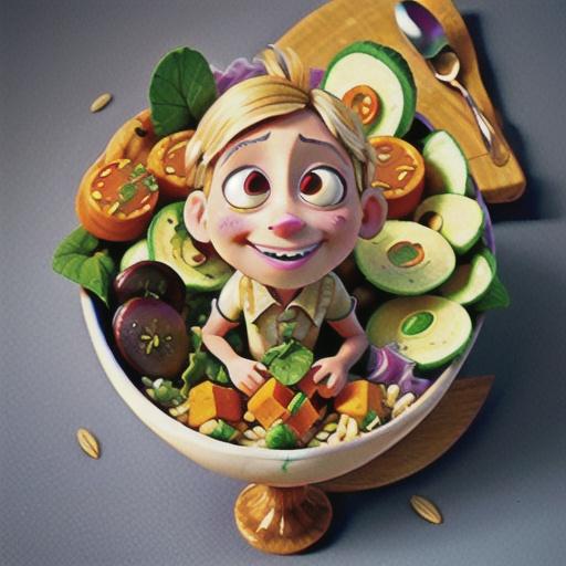 Nourishing barley, pumpkin and pickled cabbage salad recipe