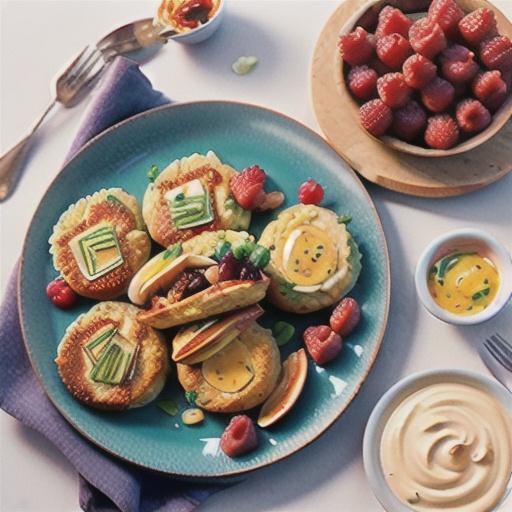 Raspberry Salmon Cakes with Chipotle Aioli