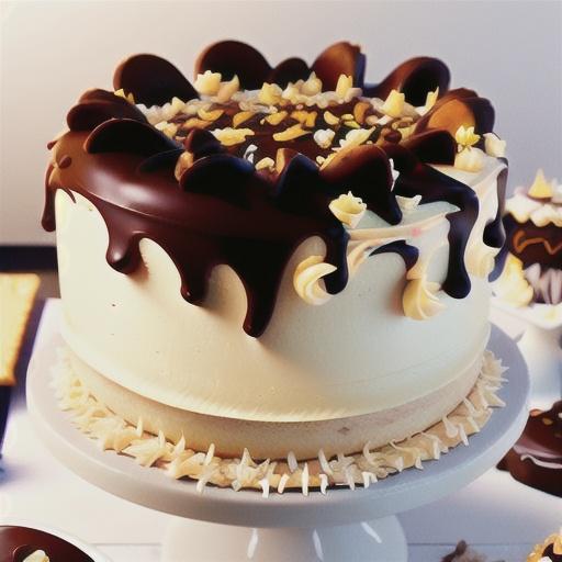 Coconut-Macaroon Chocolate Layer Cake