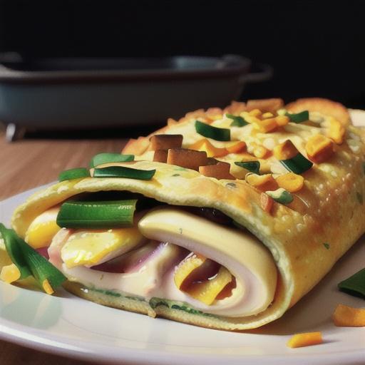 Baked Omelet Roll
