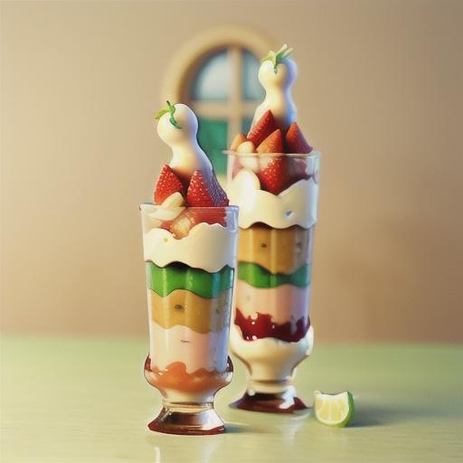 Key Lime Strawberry Parfaits