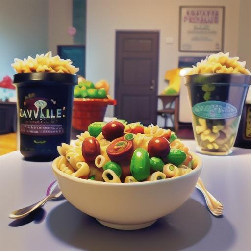 Cavatappi Pasta Salad with Tuna and Olives