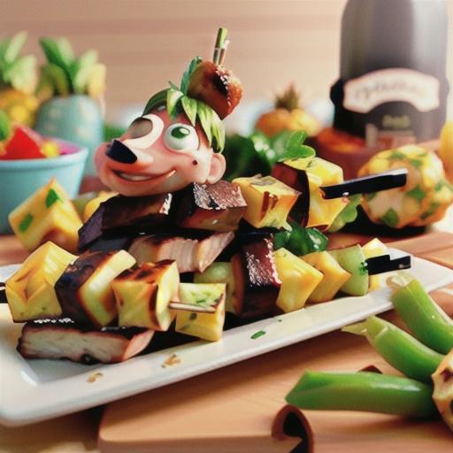Grilled Pork and Pineapple Kabobs