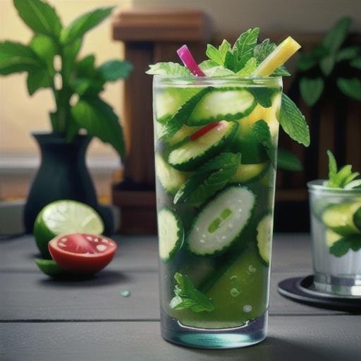 Cucumber Lime Mint Agua Fresca