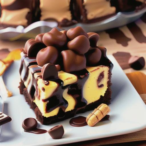 Turtle Cheesecake Brownies