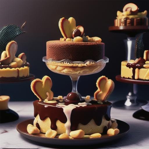 Peanut butter and milk chocolate terrine with peanut brittle