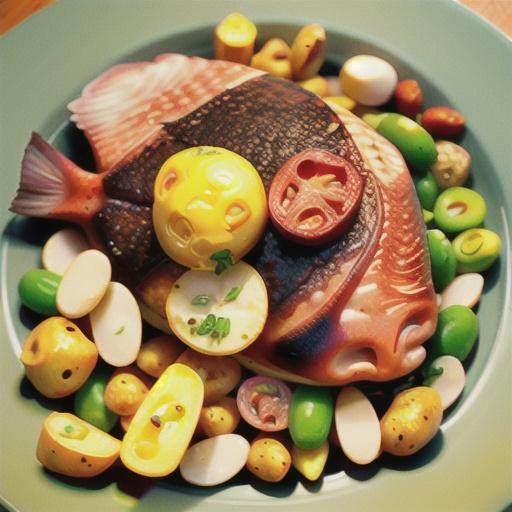 Halibut with Potato Succotash