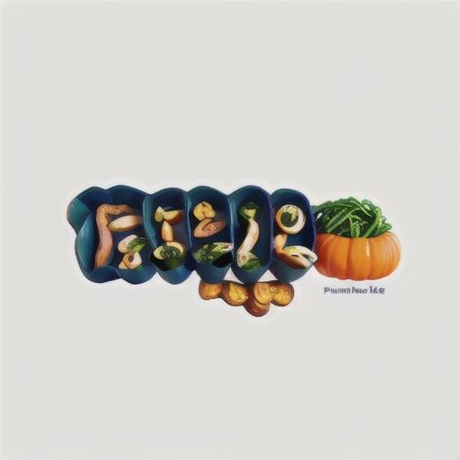 Roast beef with garlic and pumpkin