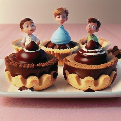 Mini Chocolate Cheesecakes with Graham Cracker Crust