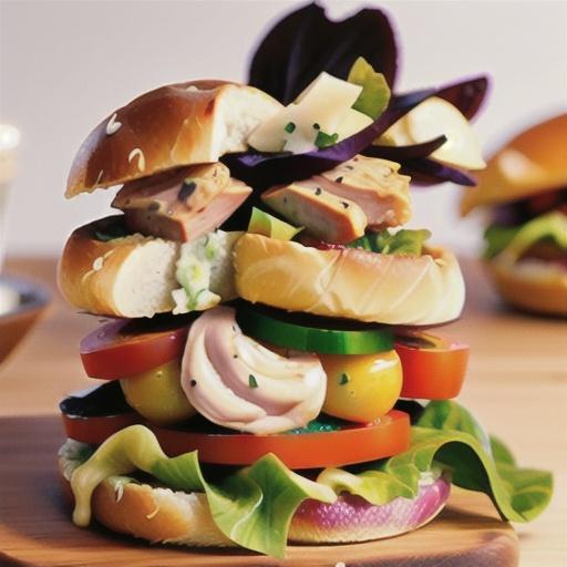 Chicken Niçoise Salad Sandwiches