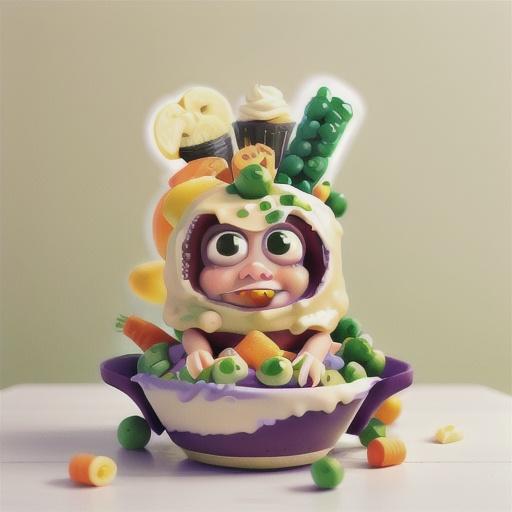 Peas and Carrots Smash Cake