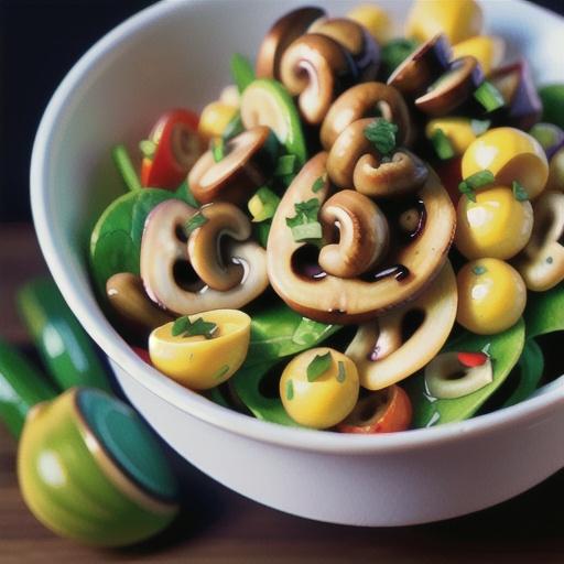 Vegan Mushroom Salad