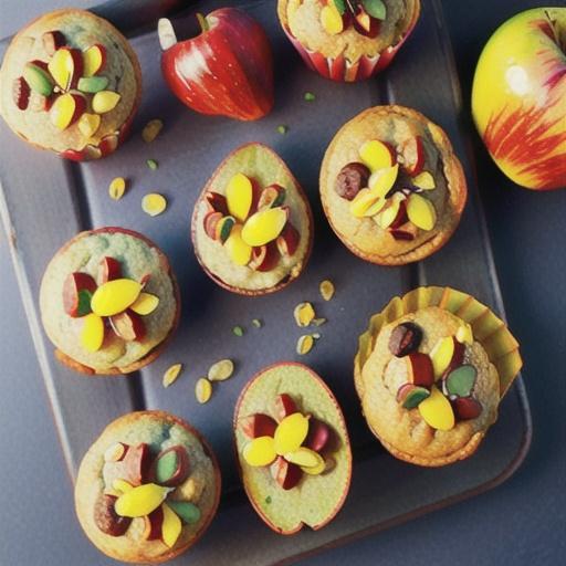 Better-for-you apple cinnamon muesli muffins