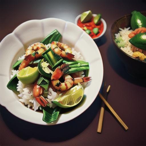 Coconut, Chile, and Lime Shrimp