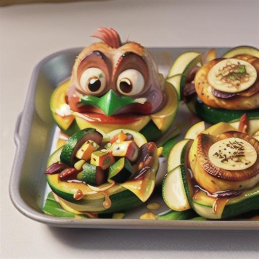 Zucchini Stuffed Chicken