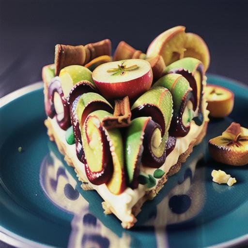 Thousand-layer apple tart